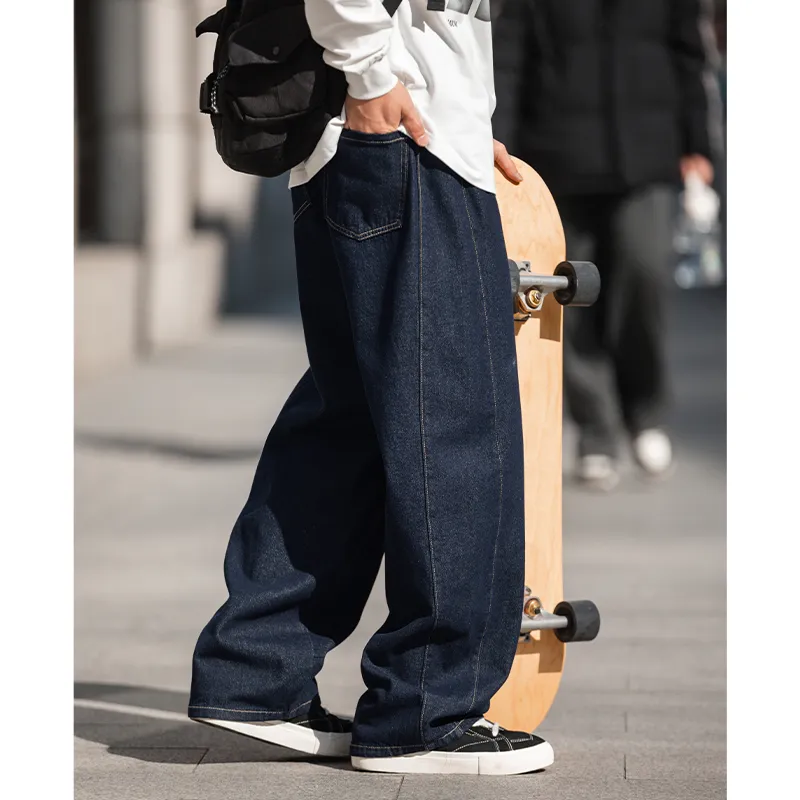 Warrior Huichao Riding The Wind Collection Jeans Unisex-12