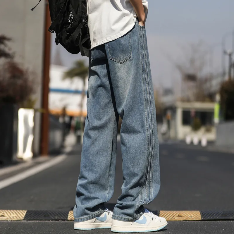 Warrior Huichao Riding The Wind Collection Jeans Unisex-9