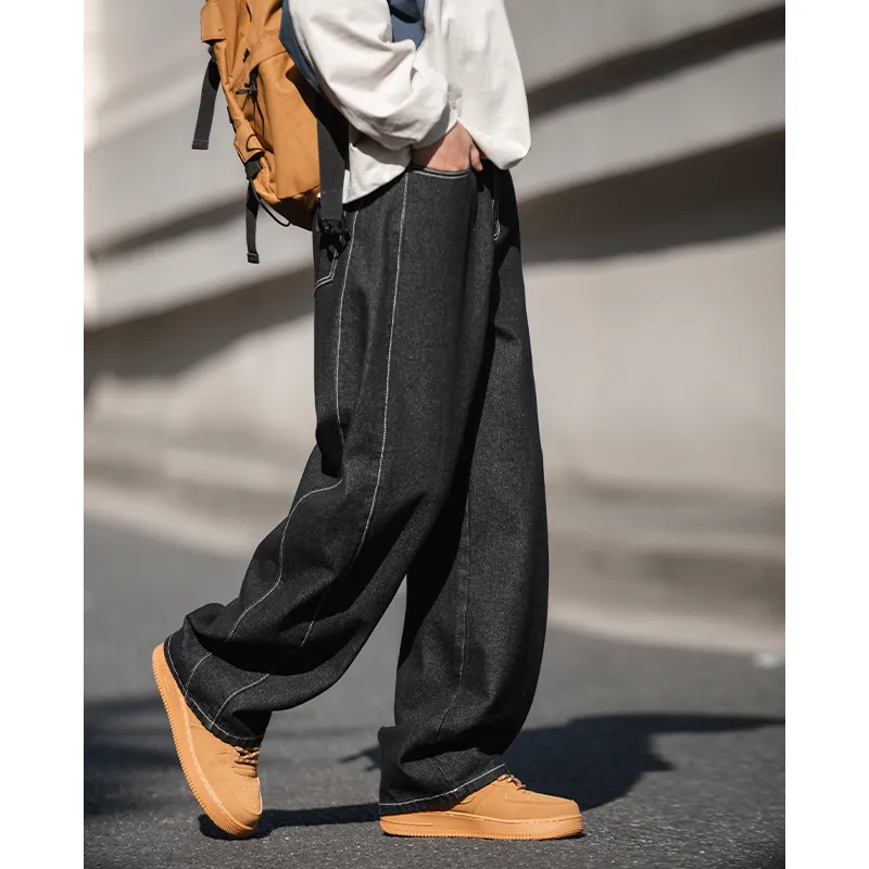 Warrior Huichao Riding The Wind Collection Jeans Unisex-3