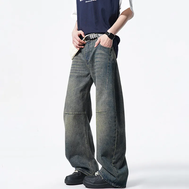 Warrior Huichao Riding The Wind Collection Jeans Unisex-1