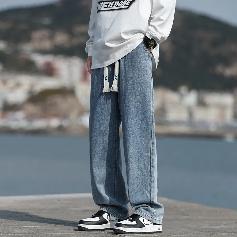 Warrior Huichao Riding The Wind Collection Jeans Unisex-23