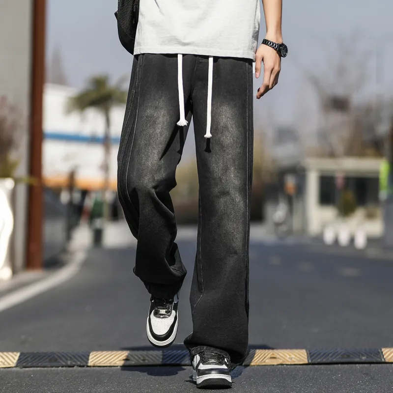 Warrior Huichao Riding The Wind Collection Jeans Unisex-1