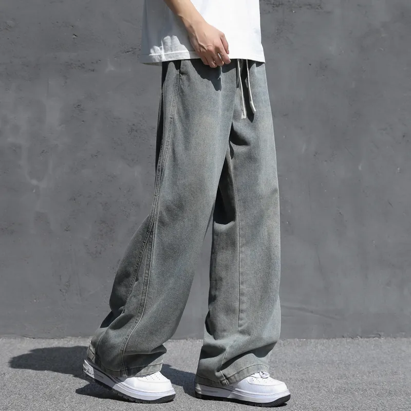 Warrior Huichao Riding The Wind Collection Jeans Unisex-8