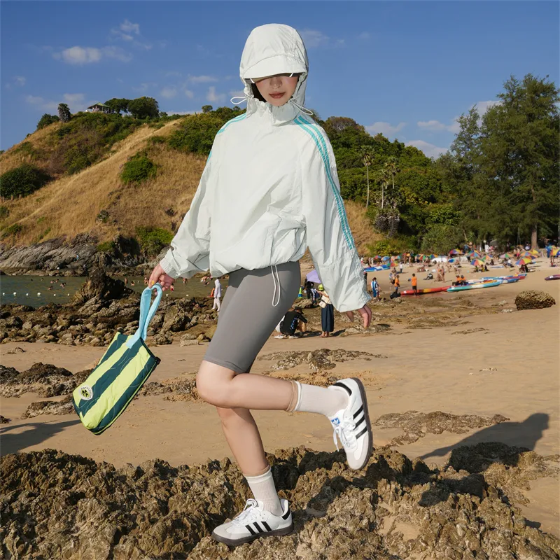 Warrior Cloud Sail Series Sun Protection Clothing Unisex Light Gray Green-2