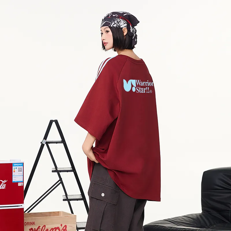 Warrior Huichao Cloud Sail Collection Drop Shoulder Sleeve T Shirt Women's-1