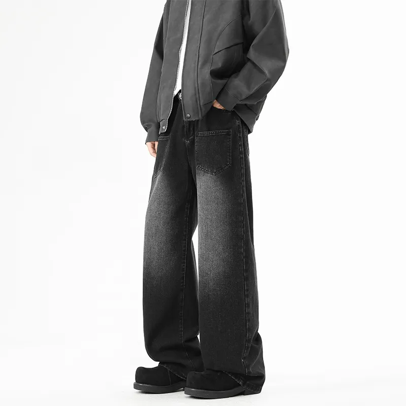 Warrior Huichao Bordeaux Red Jeans Unisex-14