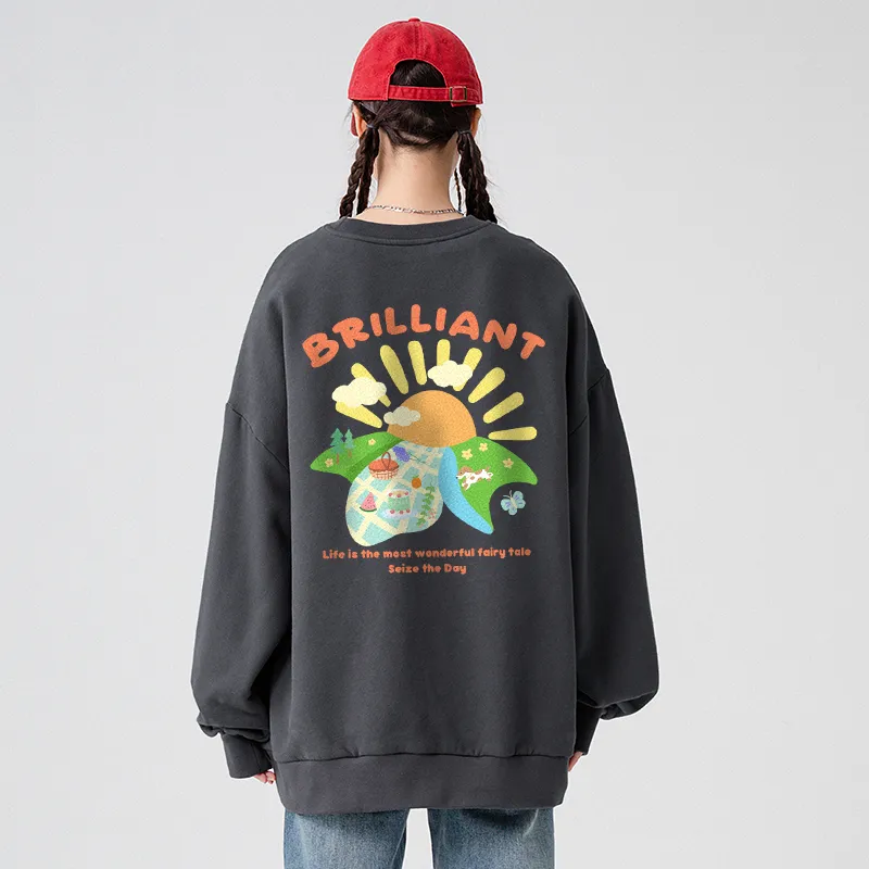 Warrior Huichao Star Cloud Collection Sweatshirt Unisex-13