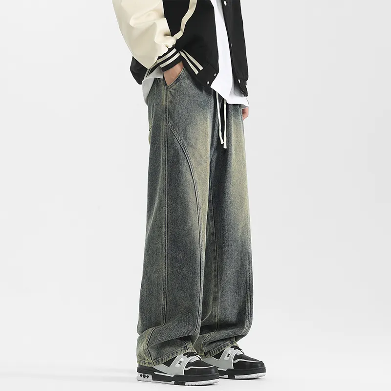 Warrior Huichao Riding The Wind Collection Jeans Unisex-11