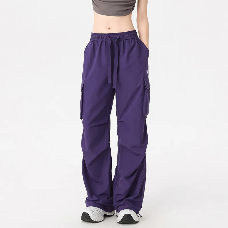 Warrior Ice Silk Quick Dry Summer Draped Cargo Pants Unisex-11