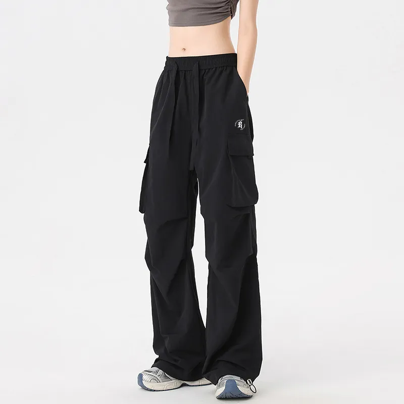 Warrior Ice Silk Quick Dry Summer Draped Cargo Pants Unisex-2