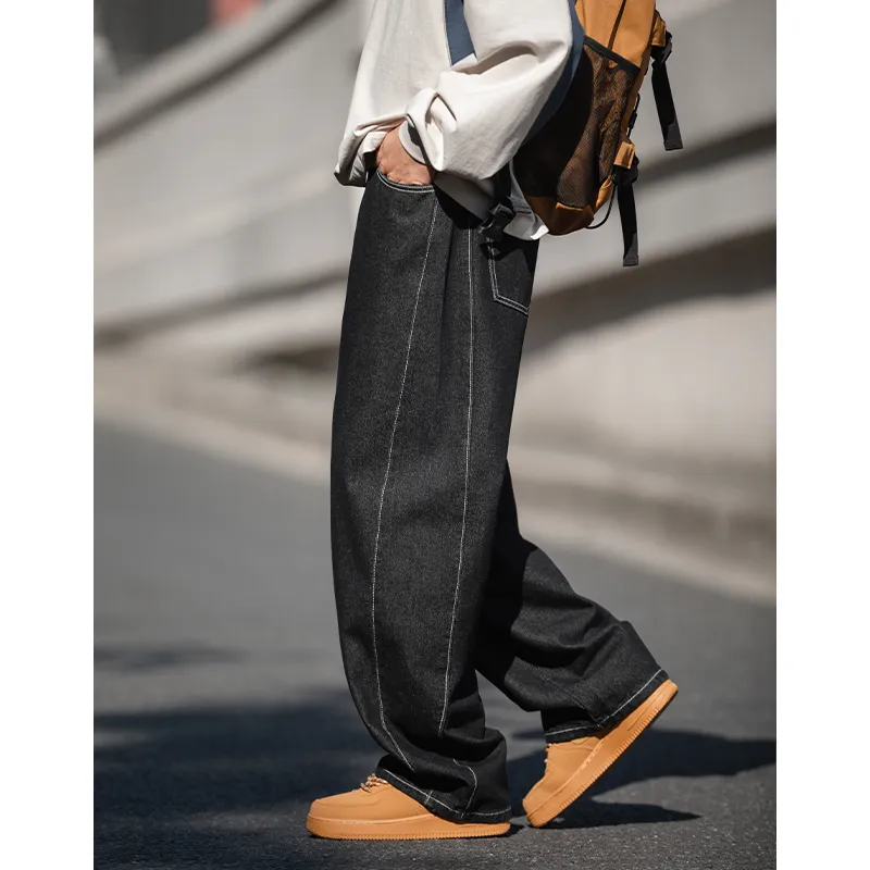 Warrior Huichao Riding The Wind Collection Jeans Unisex-1