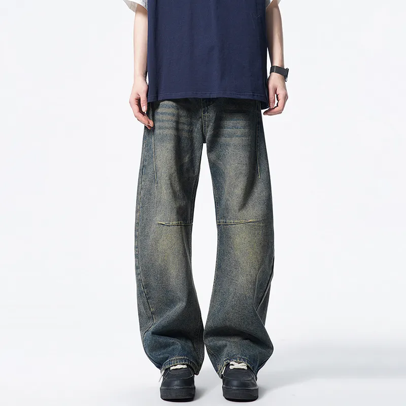 Warrior Huichao Riding The Wind Collection Jeans Unisex-5