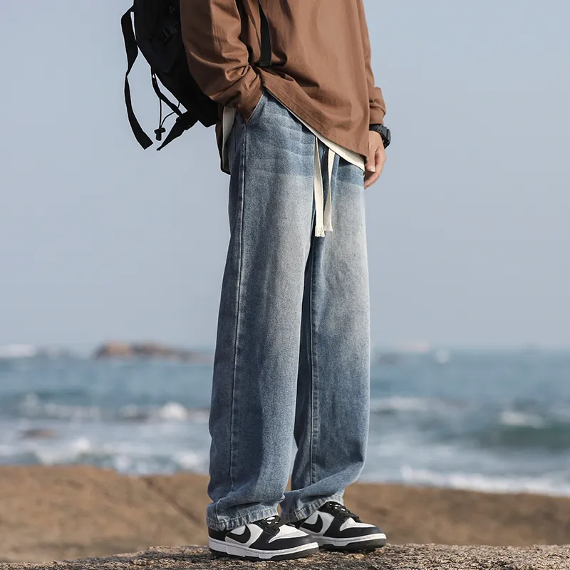 Warrior Huichao Riding The Wind Collection Jeans Unisex-1