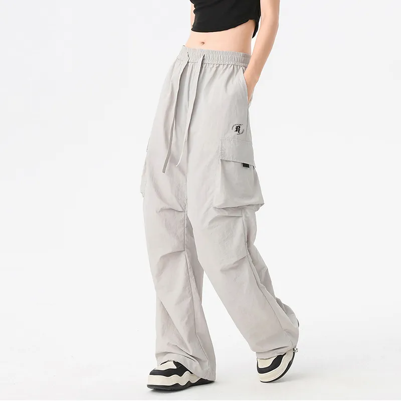 Warrior Ice Silk Quick Dry Summer Draped Cargo Pants Unisex-8