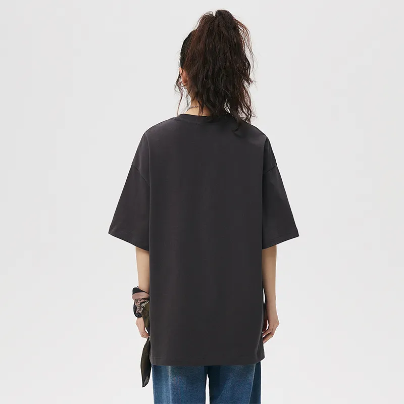 Warrior Huichao Cloud Sail Collection Drop Shoulder Sleeve T Shirt Unisex-9