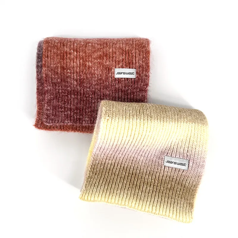 JEANSWEST Knit Scarves Women's-3