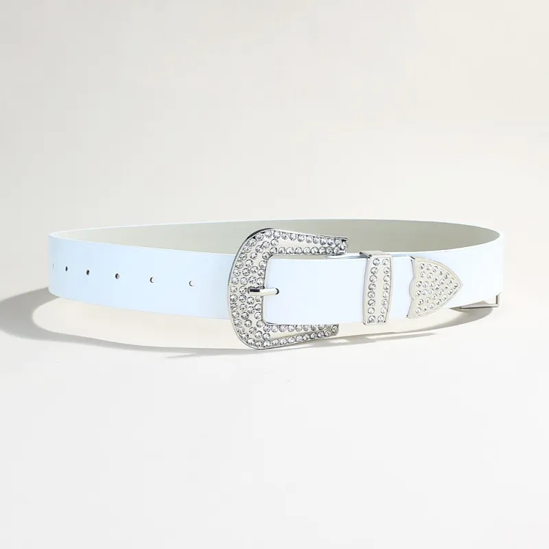 JEANSWEST PU Leather Belts Women's 3.8CM-2