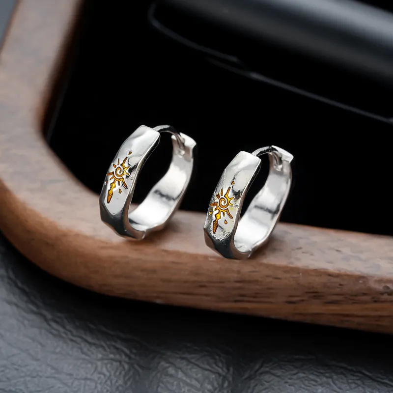 JEANSWEST Copper Earrings Unisex-3