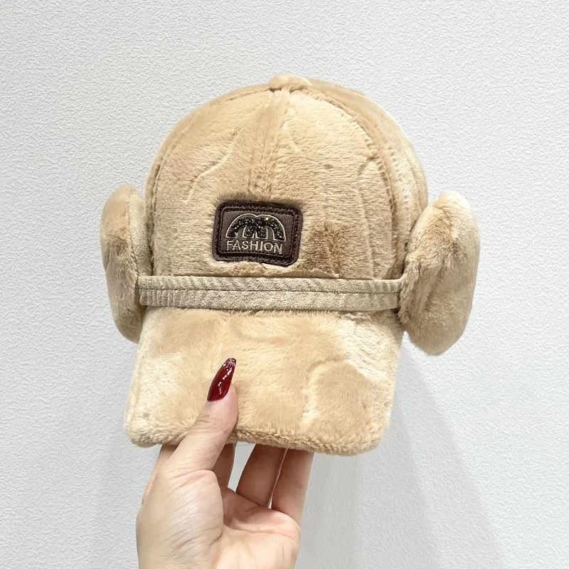 JEANSWEST Rabbit Fur Blend Baseball Caps Unisex-5