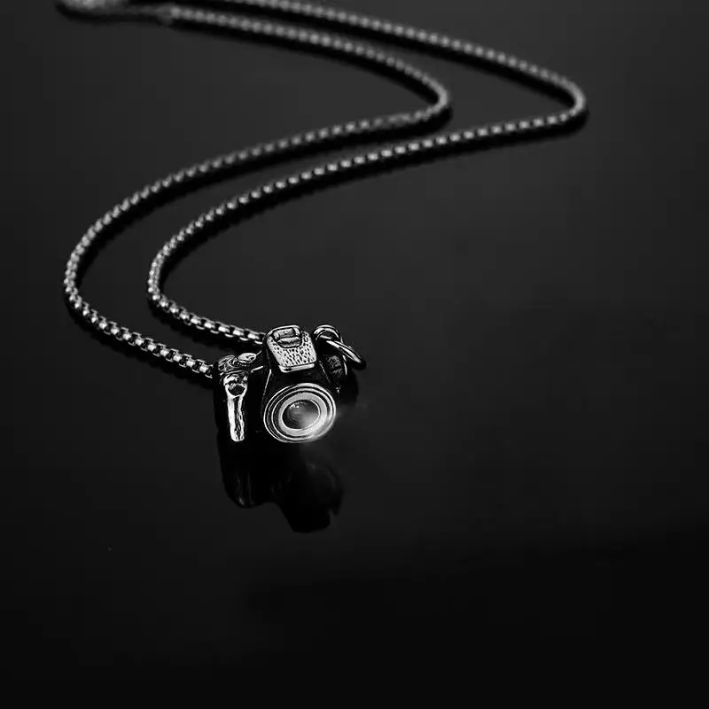 JEANSWEST Titanium Steel Necklaces Unisex-4
