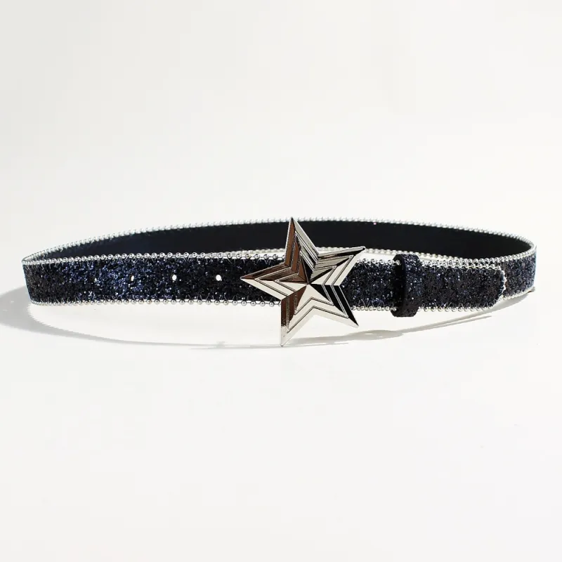 JEANSWEST PU Leather Belts Women's 2.8CM-4