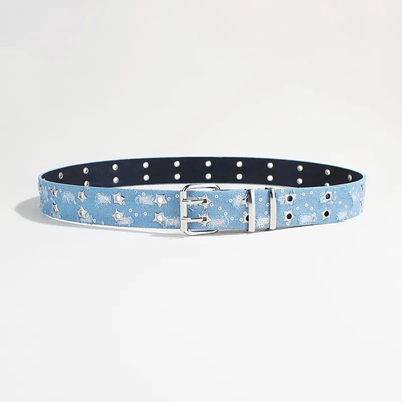 JEANSWEST PU Leather Belts Women's 3.3CM-1
