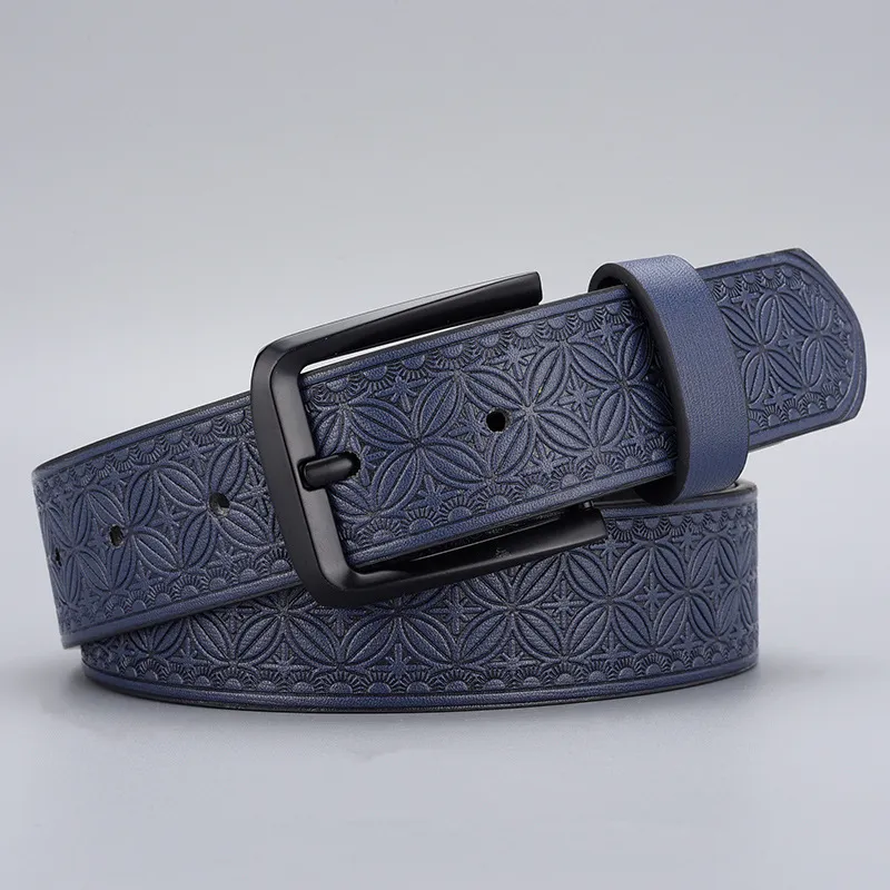 JEANSWEST Pu Leather Belts Men's 3.5cm-3