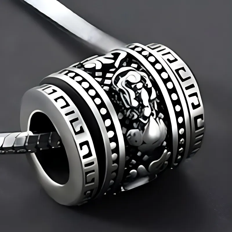 JEANSWEST Titanium Steel Necklaces Unisex-1