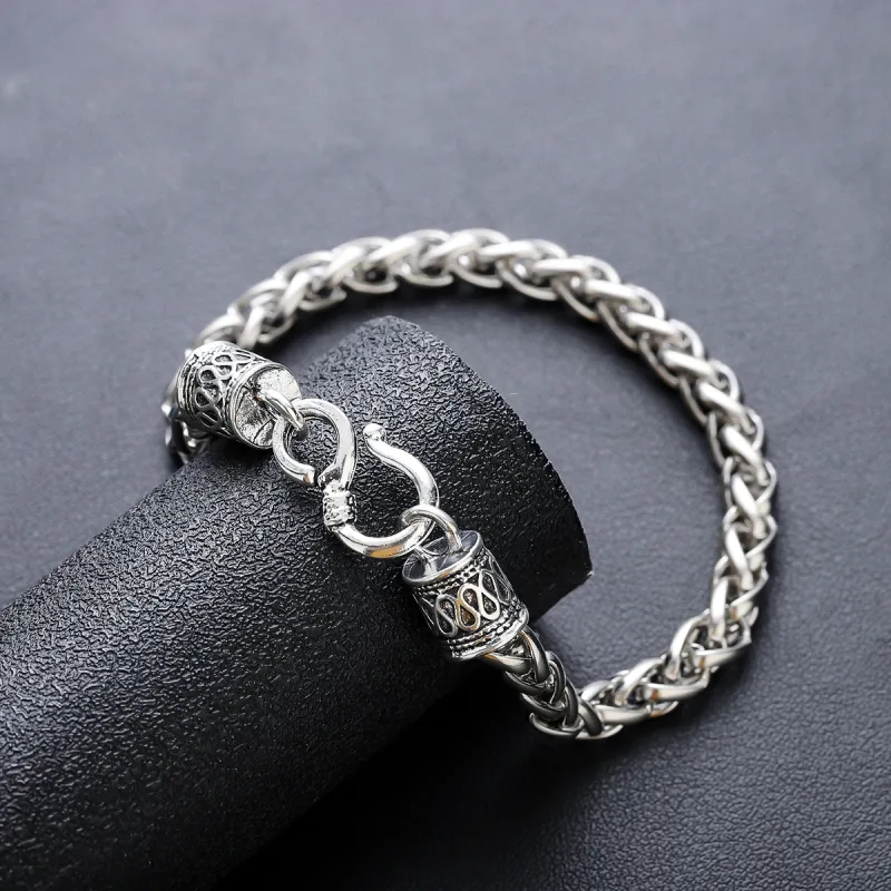 JEANSWEST Titanium Steel Bracelets Unisex-2