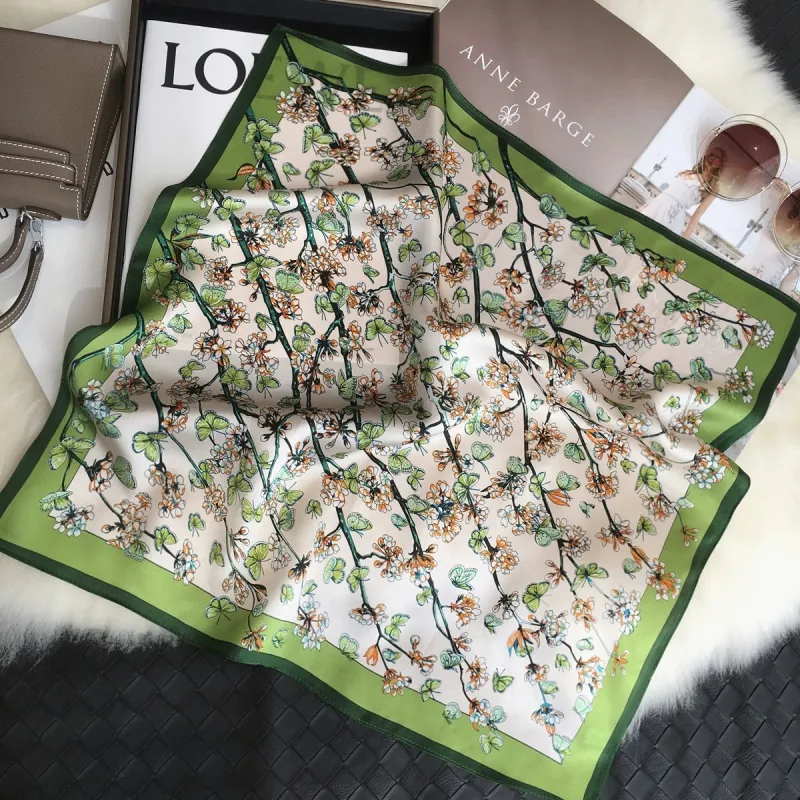 JEANSWEST Silk Scarves Women's-5