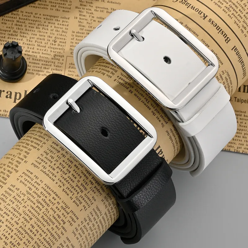 JEANSWEST Split Cow Leather Cow Split Leather Belts Men's 3.8cm-4