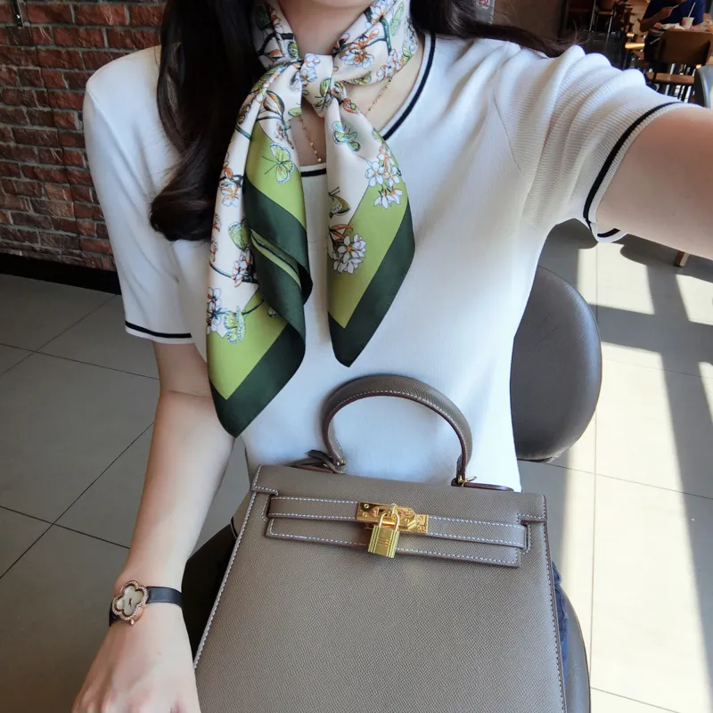 JEANSWEST Silk Scarves Women's-1