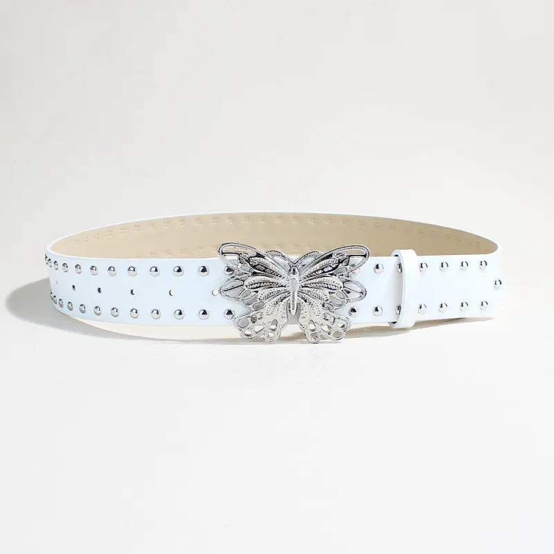 JEANSWEST PU Leather Belts Women's 3.8CM-1