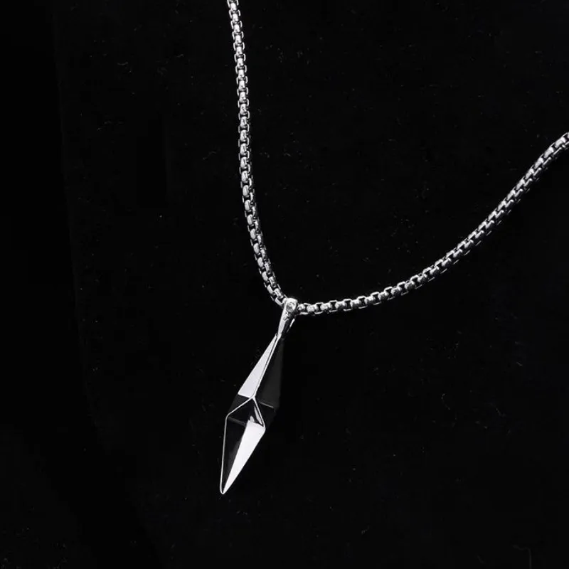 JEANSWEST Titanium Steel Necklaces Unisex-2
