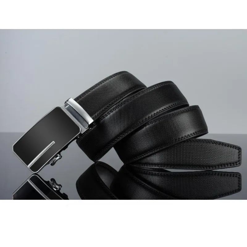 JEANSWEST Cow Split Leather Belts Men's 3.4cm-2