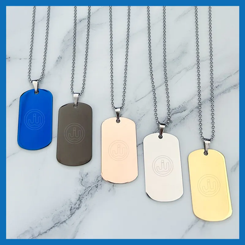 JEANSWEST Titanium Steel Necklaces Unisex-3