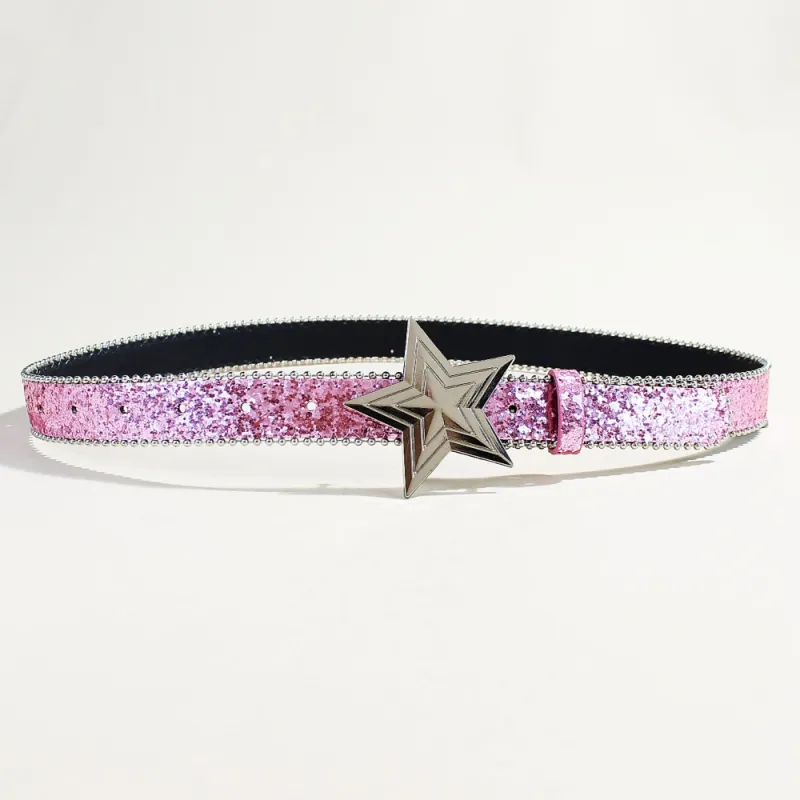 JEANSWEST PU Leather Belts Women's 2.8CM-6