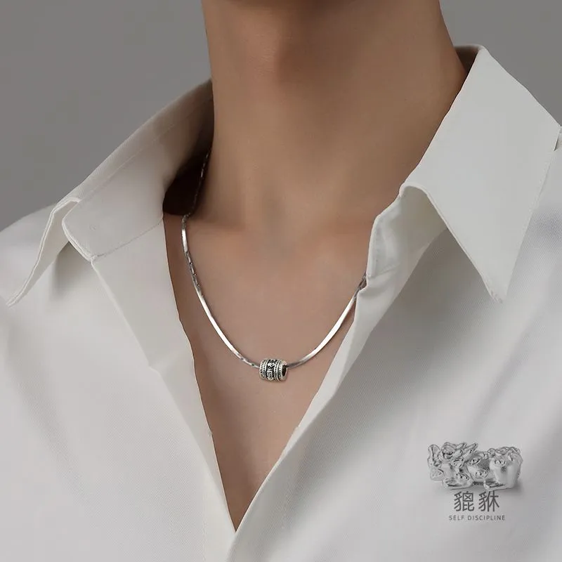 JEANSWEST Titanium Steel Necklaces Unisex-2