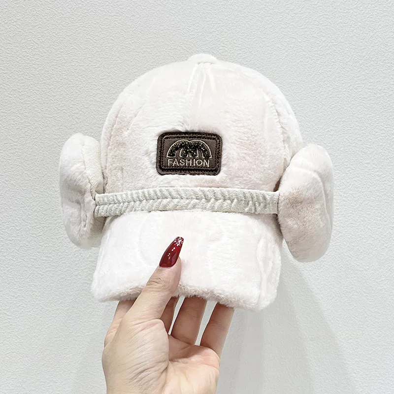 JEANSWEST Rabbit Fur Blend Baseball Caps Unisex-3