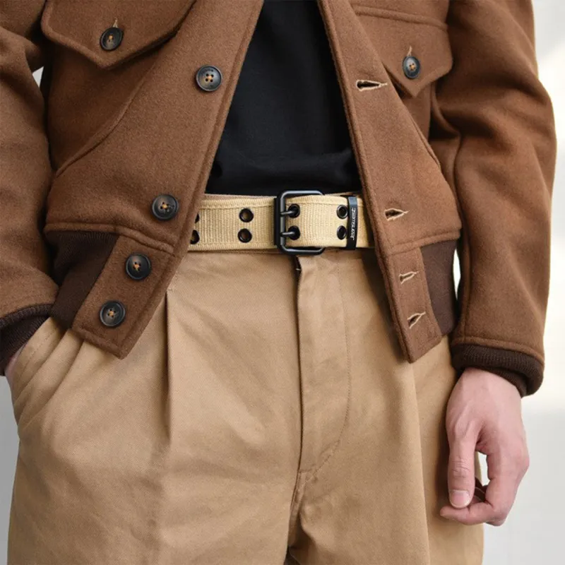JEANSWEST Canvas Belt Unisex 3.5cm-3