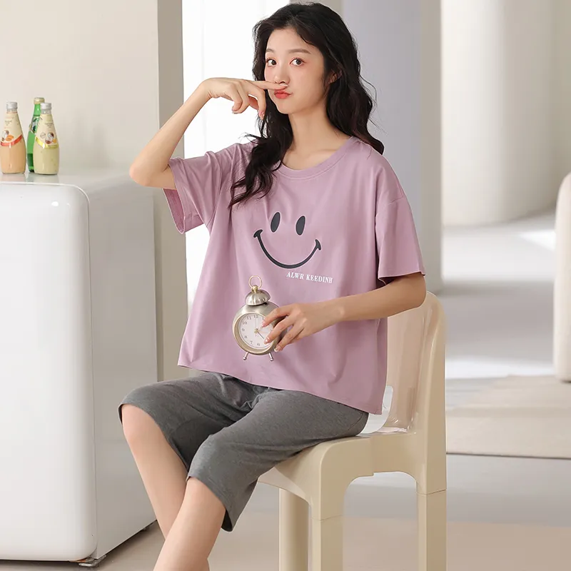 MADALLO Pajama Set Women's Dark Violet-5