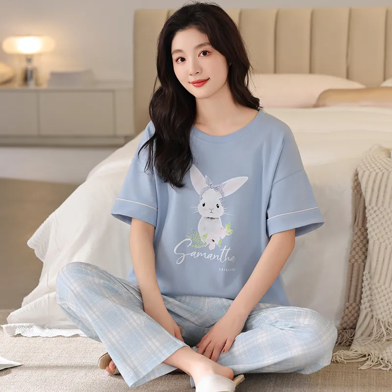 MADALLO Pajama Set Women's Sky Blue-4