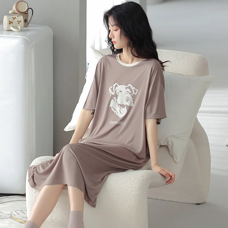 MADALLO Nightgown Women's Rose Brown-4