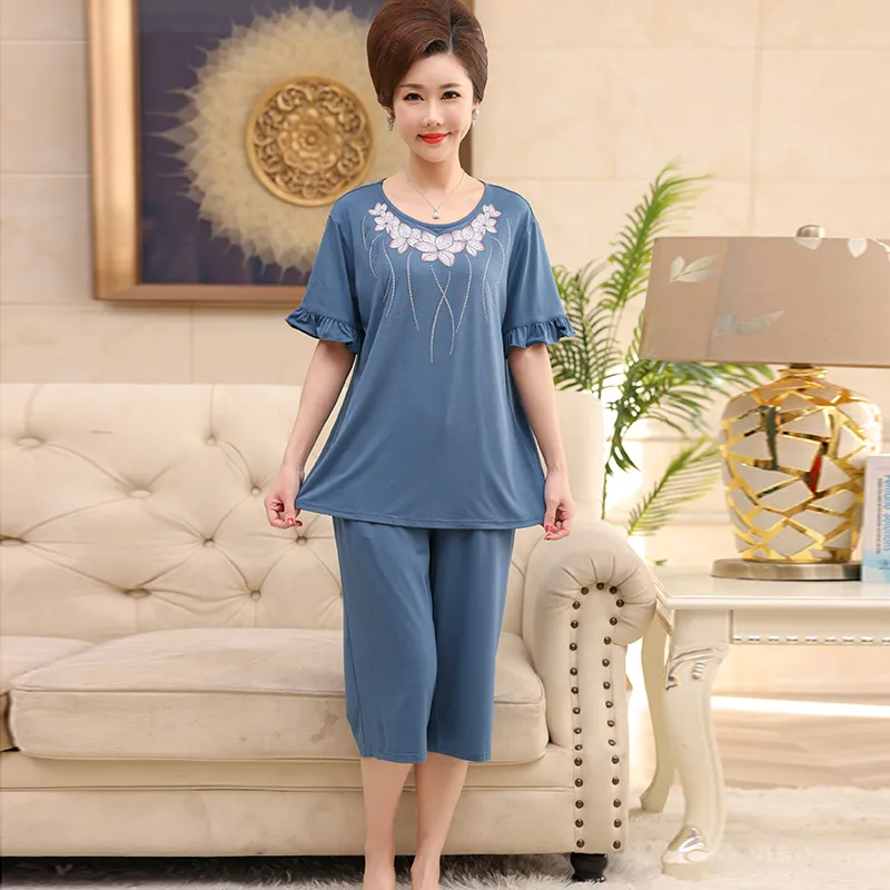 MADALLO Pajama Set Women's Blue-1