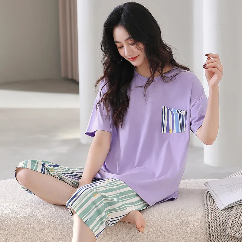 MADALLO Pajama Set Women's Violet-5