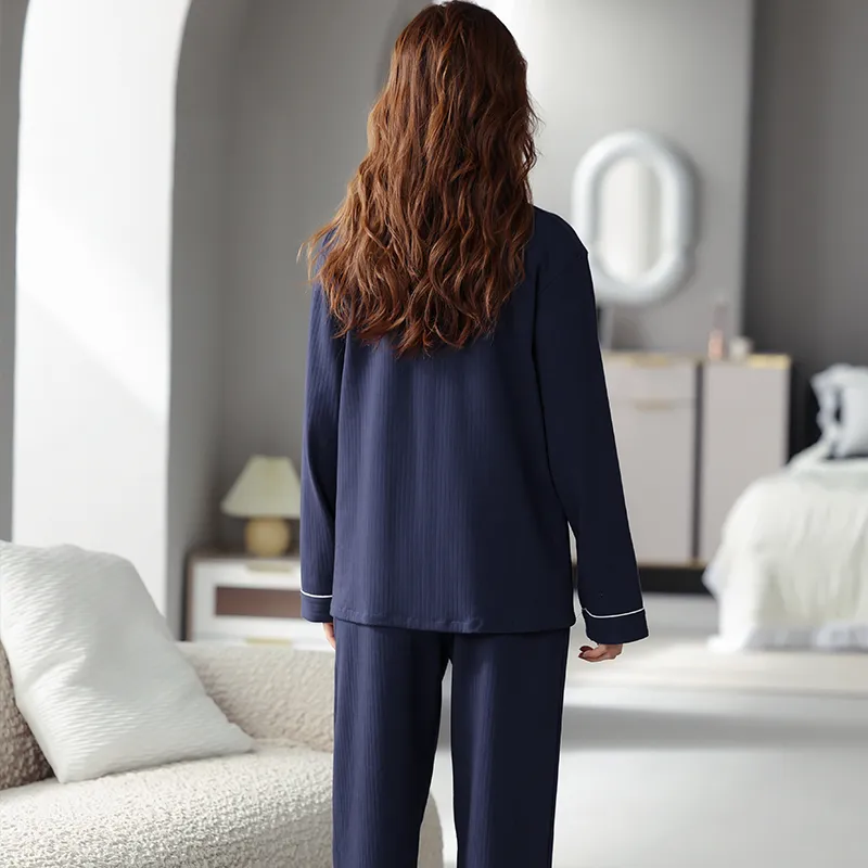 MADALLO Pajama Set Women's Dark Purple-1