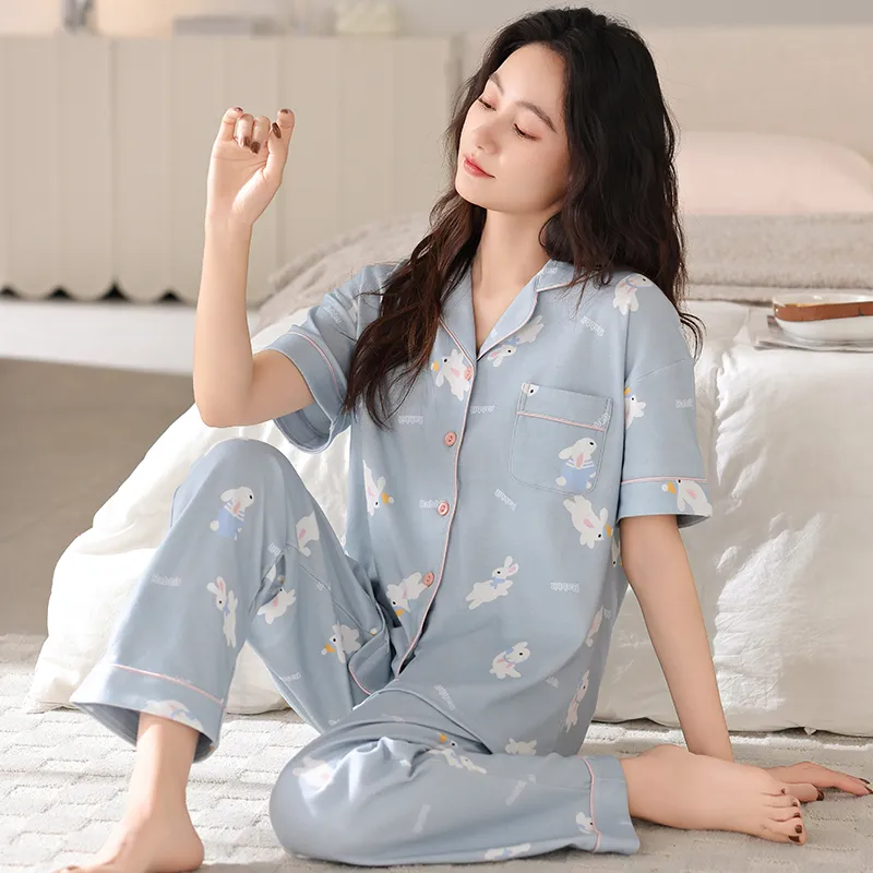 MADALLO Pajama Set Women's Sky Blue-4