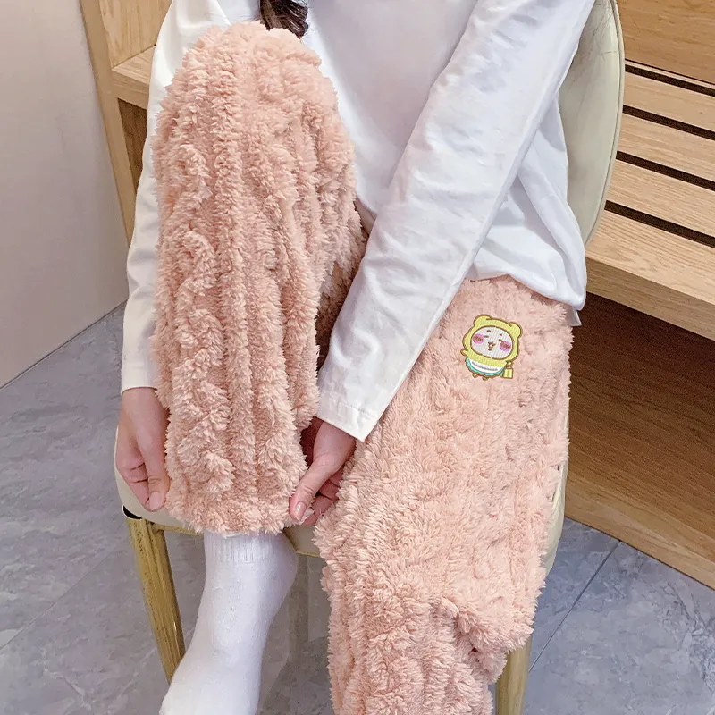 MADALLO Pajama Pants Women's Light Shrimp Pink-5