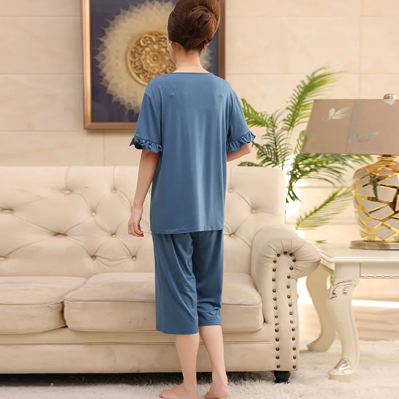 MADALLO Pajama Set Women's Blue-5