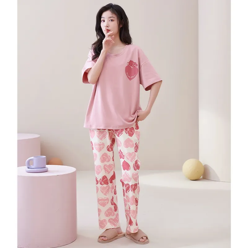 MADALLO Pajama Set Women's Peach-2